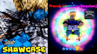 LVL 175 FRENCH CRUSADER REQUIEM 6⭐UNIT SHOWCASE  ALL STAR TOWER DEFENSE [upl. by Miksen357]