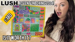 LUSH ADVENT CALENDAR UBOXING 2024  The BEST Calender They’ve Done This Year 🎄 [upl. by Aicileb234]