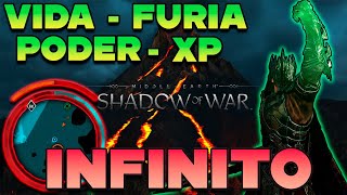 TODO INFINITO  VidaPotenciaIra ElficaInvisible amp MAS  Trainer de Shadow Of War [upl. by Frierson]