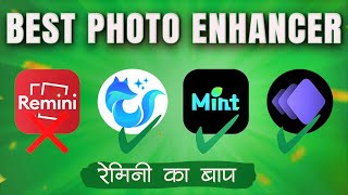 Remini vs MintAI vs Photo Tune vs EnhanceFox  Free AI Image Enhancer Tool  Best photo enhancer [upl. by Mickie]