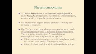 Pheochromocytoma  CRASH Medical Review Series [upl. by Richela157]