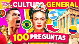 100 Preguntas de Cultura general 🌎 4 ¿Cuánto Sabes 🤓 Play Quiz de Cultura  Preguntas y Respuestas [upl. by Ayiram844]