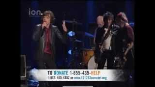 121212 SANDY RELIEF CONCERT  THE ROLLING STONES  JUMPING JACK FLASH [upl. by Iilek137]