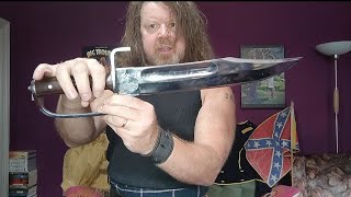 dbad OLD WAR BOWIE KNIFE REVIEW WITH KILTMAN [upl. by Innavoij46]