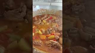 Chicken caldereta shortviral food cookingfood shortvideo cookingshorts [upl. by Encrata]