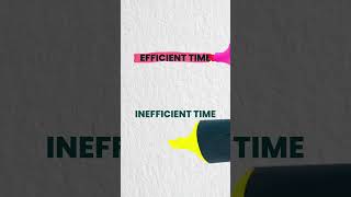 Efficient vs Inefficient Time 🧐 [upl. by Ateuqahs681]