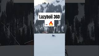 Lazyboi 360 on Skis 😱 shorts lazyboi360 freeskiing damüls [upl. by Elwyn]