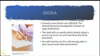 Introduction to the OSCOLA Referencing System [upl. by Warfourd178]