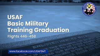 USAF Basic Military Training Graduation Ceremony Flights 446458 July 11 2024 [upl. by Aufa471]