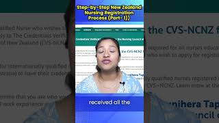 Step by Step New Zealand Nursing Registration Process Part  1 [upl. by Barstow194]