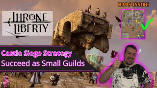 Throne and Liberty Castle Siege Guide How to participate as a small Guild and win Lucent [upl. by Alauqahs]