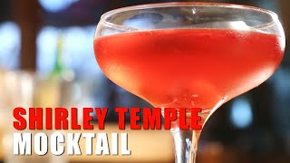 Shirley Temple Mocktail  Pink Lady  Red Drink [upl. by Nyrret]