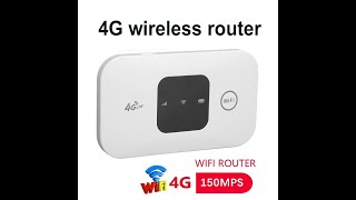 MF800 2 4G WiFi Router Portable 4G LTE Modem Router with SIM Card Slot Mini WiFi Mobile Hotspot [upl. by Nylesoj]