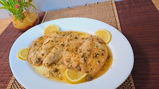 Piccata Di Pollo  Petto di Pollo in Padella  Ricetta Facile e Deliziosa  Chicken Piccata  05 [upl. by Eimorej864]