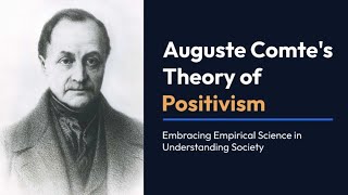 Auguste Comtes Theory of Positivism [upl. by Gnilhsa]