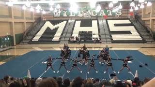 VHMS Cheer at NRG February 6 2016 [upl. by Retse565]