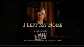 I Left My Home Military Cadence  Official Lyric Video [upl. by Cyn652]