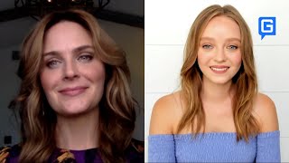 Emily Deschanel amp Madeleine Arthur on Devil In Ohio researching cult psychology and unwinding [upl. by Margaretha543]