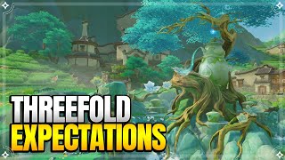 Threefold Expectations  World Quests amp Puzzles 【Genshin Impact】 [upl. by Teplitz]