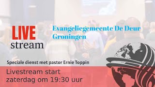 Livestream kerkdienst  Zaterdagavond 16 november 2024  Evangeliegemeente De Deur Groningen [upl. by Eedolem]