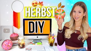 DIY HERBST DEKORATION 2018🍁🍂 Zimmer herbstlich dekorieren 🤩 Herbst Deko selber machen [upl. by Eanerb669]