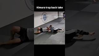 Kimura trap back take from top half guard bjj jiujitsu martialarts [upl. by Gilberte]