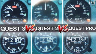 THROUGH THE LENSES  Quest 3 vs Quest 2 vs Quest PRO  Best PCVR [upl. by Linzer967]