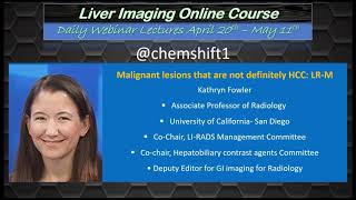 6 LIRADS Malignant lesions that are not definitely HCC LRM  Part 2 QampA Dr Kathryn Fowler [upl. by Noret]