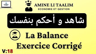 La Balance Comptabilité  6 et 4 Colonnes Exercice Corrigé [upl. by Eppilihp915]