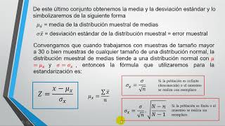 Distribución muestral de medias [upl. by Hiltan51]