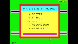 QI  Test de inteligență MampP Software Ro 1988 ZX Spectrum clone [upl. by Samot]