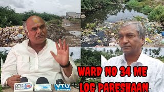 VIJAYAPUR KE WARD NO 34 ME LOG PARESHANMAYAR PAR VIJU GAUDA PATIL KA AAKROSH [upl. by Lenad]