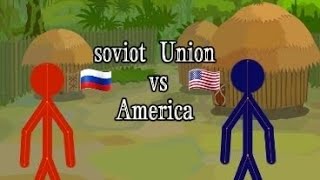 Soviet vs America  animationcountrysouviot UnionAmericaanimation [upl. by Sellihca]