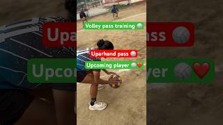 Upar hand pass training trending shortsfeed shorts viral subscribe support volleyball [upl. by Bremble]