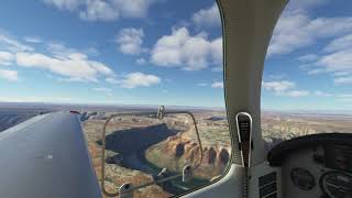 FS2020 Mooney M20R GPS into Moab [upl. by Arhez777]