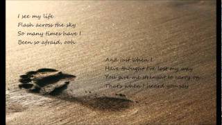 Leona Lewis  Footprints in the Sand with Lyrics [upl. by Nailluj]