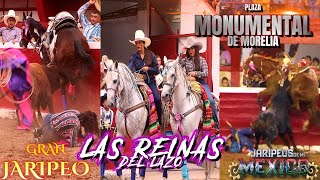 Jaripeo HISTORICO Por PRIMERA Vez Un Jaripeo de Mujeres Las Reinas del Lazo En La Monumental [upl. by Nayd]