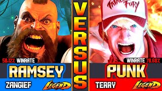 SF6 Terry Punk Vs Ramsey Zangief ▰ High Level [upl. by Jeanette]