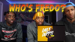 SCG REACTS  American REACTS to UK RAPPER Fredo  Daily Duppy [upl. by Thgiwd]