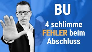 BU Berufsunfähigkeitsversicherung richtig abschließen damit sie auch zahlt [upl. by Ettenaj]