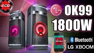 ¡¡Vas a flipar con este altavoz bluetooth de 1800W LG XBOOM OK99 [upl. by Jonny]