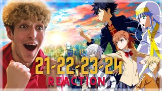 THE END OF INDEX  A Certain Magical Index Episode 21 22 23 24 REACTION  REVIEW [upl. by Theresita]