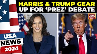 US Election 2024 Harris And Trump Gear Up For Their HighStakes Presidential Debate  India Today [upl. by Sly]