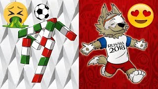 TOP 07 PIORES MASCOTES DA COPA DO MUNDO l Almanaque x [upl. by Rufe]