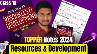 Resources and Development Class 10 Geography Chapter 1 NOTES  20232024 SST Notes Shobhit Nirwan [upl. by Eahsel18]