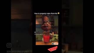 How to make koolaid properly funny funnyshorts fypシ funnyvideo comedy comedyvideos pjs [upl. by Shaylah]