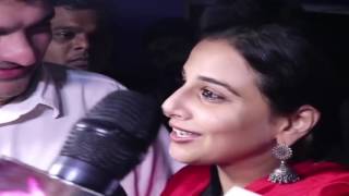 Vidya Balan explained Tamil Words to husband Sidharth Roy Kapur as they watched Kabali [upl. by Attoynek]