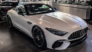 2023 Mercedes AMG SL 63 is 200000 Luxury sport car Walkaround Review [upl. by Melbourne]