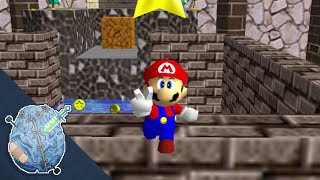 Super Mario 64  Whomps Fortress  Red Coins on the Floating Isle  11120 [upl. by Neitsirhc]