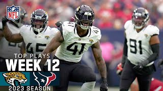 Jacksonville Jaguars Top Plays vs Houston Texans  2023 Regular Season Week 12 [upl. by Mcnally41]